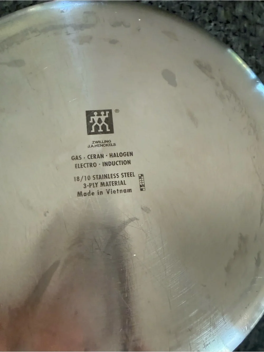 ZWILLING J.A. Henckels Gray Stock Pot with Riveted Handles